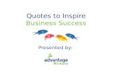 Quotes to Inspire Business Success