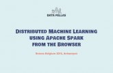 Distributed machine learning 101 using apache spark from a browser