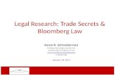 Legal research: Using Bloomberg Law
