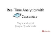 Real Time Analytics with Cassandra