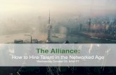 The Alliance: How to Hire talent in the Networked Age