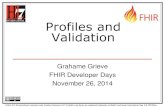 Profile and validation by Grahame Grieve