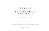 What are deceiving spirits ch1