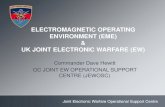 ELECTROMAGNETIC OPERATING ENVIRONMENT (EME) UK JOINT ELECTRONIC WARFARE ... Electronic Warfare Operational Support Centre Electronic Warfare Military action to Exploit the Electromagnetic