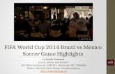 FIFA World Cup 2014 Brazil vs Mexico Soccer Game Highlights