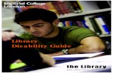 Imperial College London Library Disability Guide