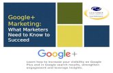 Google+ Marketing: Tactics and Proven Strategies
