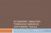 Economic Analysis of Maruti Suzuki through various software tools