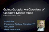 Going Google: An Overview of google's Mobile Apps - 102817