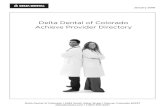 Delta Dental of Colorado Achieve Provider Directory