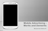 Mobile Advertising: Merits and Demerits