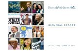 Biennial RepoRt - Poets  Writers  n 2010, POeTS  WRITeRS CeleBRATeD four decades of service to creative writers. Founded in 1970 by Galen Williams with the support of the new
