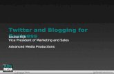 Twitter And Blogging For Business