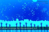 Culture change for Government 2.0