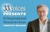 Insights from Tim Wilson, World-Renowned Psychologist