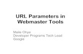 Gestion des Param¨tres des URL dans Google Webmaster Tools