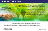 Open Government overview (Gov 2.0)