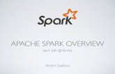 Apache Spark Overview @ ferret