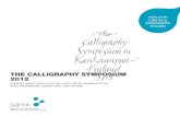The Calligraphy Symposium 2012