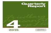 Fourth Quarter 2015 - Quarterly Report