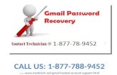 Gmail Password Recovery #@# 1-877-788-9452 Gmail hacked