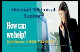 To unblock  hotmail account call hotmail technical support number 1 806-731-0132  number
