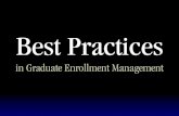 Graduate Marketing Best Practices
