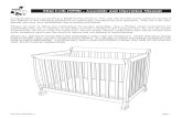 Mini Crib (5598) - Assembly and Operation ¢â‚¬¢For cribs with drop sides, after raising side, make sure