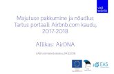 PowerPoint Presentation · PDF file

Toad Airbnb.com kaudu pakutavatel üüripindadel Tartus, 2017 201 41 Airbnb toad kol