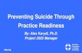 Preventing Suicide Through Practice Readiness 2020-02-18¢  Preventing Suicide Through Practice Readiness