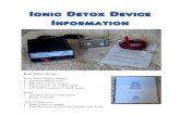 Ionic Detox Device Information - ... Ionic Detox Device Information Ionic Detox Device Ionic Detox Power