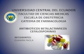 Antibi³ticos betalactamicos cefalosporinas