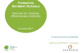 FORMATION B£â€TIMENT DURABLE - Bruxelles Environnement 2017. 11. 24.¢  FORMATION B£â€TIMENT DURABLE: GESTION