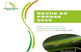 REVUE DE PRESSE 2016 ... REVUE DE PRESSE 2016 Les Naturalistes, environnement et patrimoine de Mayotte