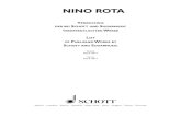 Nino Rota - Schott Catalogue (686317)