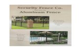 Security Fence Company · PDF file Security Fence Company is a stocking distributor and also offers professional installation of the following related products: PVC fencing, Decks