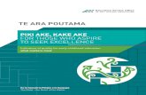 TE ARA POUTAMA · PDF file 2020. 7. 12. · INTRODUCTION Te Ara Poutama, “Piki Ake, Kake Ake – for those who aspire to seek excellence” | Indicators of quality for early childhood