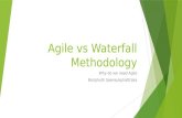 Agile vs waterfall methodology