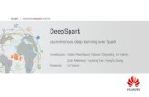 DeepSpark - NVIDIA ... Spark Resilient Distributed Dataset (RDD) M O D E L - Cached in memory - API
