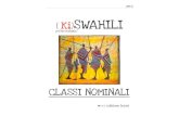 Appunti di Swahili - CLASSI NOMINALI - Unfo
