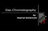 Gas Chromatography By Naaimat Muhammed. Gas- liquid chromatography is based upon the partition of the analyte between a gaseous mobile phase and a liquid