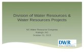Division of Water Resources & Water Resources Projects