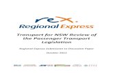 Transport for NSW Review of the Passenger Transport ... Submissآ  Transport for NSW Review of the Passenger