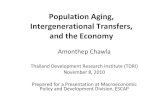 Population Aging, Intergenerational Transfers, and Aging, Intergenerational Transfers, and the Economy ... Prepared for a Presentation at ... National Expenditure Government Income