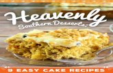 Heavenly Southern Desserts 9 Easy Cake Recipes