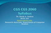 CGS  CGS  2060 Syllabus