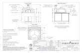 Front View Side Elevation - Forno Bravo Front View Side Elevation Architect Drawings SKU: FC2G90-SS-W