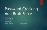 Password Cracking and BruteForce Tools