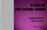 Pre sacral tumor