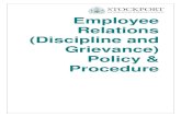 Employee Relations Policy and ... Employee Relations Policy & Procedure Employee Relations Policy 1. Introduction 1.1 This document sets out the school’s policy and procedures for